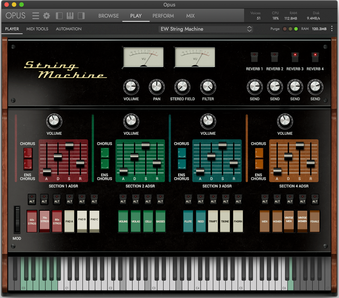 String Machine Interface