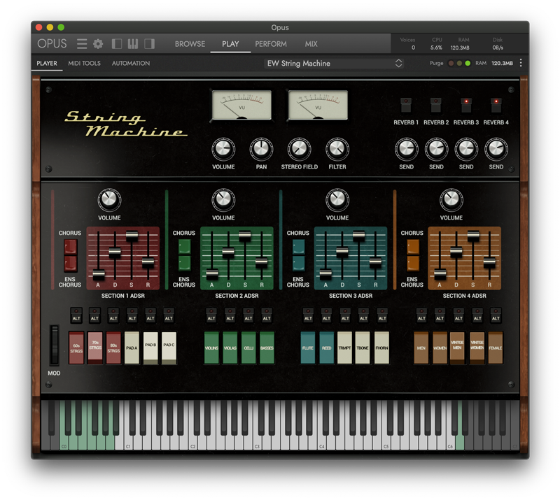 String Machine Interface